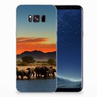 Samsung Galaxy S8 Plus | TPU Hoesje | Olifanten - thumbnail