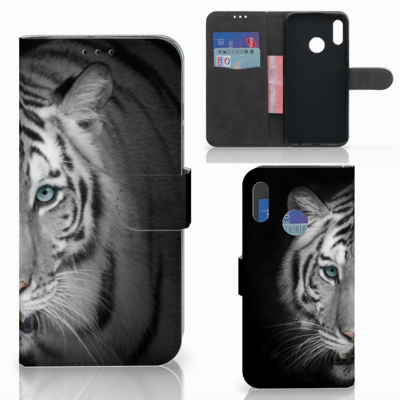 Huawei P Smart 2019 Telefoonhoesje met Pasjes Tijger