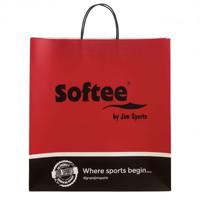 PACK OF 50 WHITE KRAFT BAGS SOFTEE - thumbnail