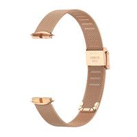 Fitbit Luxe - Milanese bandje met klemsluiting - Champagne goud - thumbnail