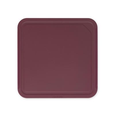 Brabantia tasty+ snijplank 25x0.8x25 cm aubergine rood Brabantia tasty+ snijplank 25x0.8x25 cm aubergine rood