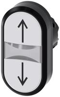 Siemens 3SU10003AB660AN0 3SU1000-3AB66-0AN0 Dubbele drukknop (b x h) 29.8 mm x 57.7 mm IP66, IP67, IP69/IP69K 1 stuk(s) - thumbnail