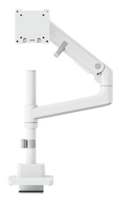 Digitus DIGITUS - Single Monitorhalterung, 57, 27 kg Monitor-tafelbeugel Aantal monteerbare displays: 1 Display(s) 144,8 cm (57) Wit Draaibaar, Kantelbaar,