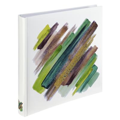Hama Album XL Brushstroke 30x30 Cm 80 Witte Pagina's Groen Hama Album XL Brushstroke 30x30 Cm 80 Witte Pagina's Groen