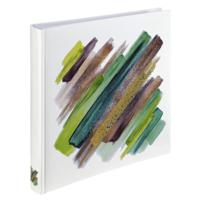 Hama Album XL Brushstroke 30x30 Cm 80 Witte Pagina&apos;s Groen - thumbnail