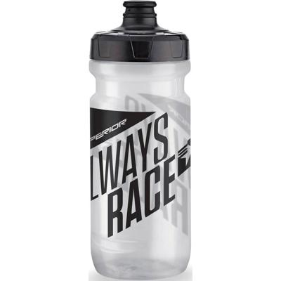 Superior bidon 600ml zwart/grijs