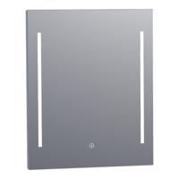 Brauer Pyrite Spiegel - Rechthoekig - 60 cm - met Directe LED-Verlichting - Dimbaar - met Touchbediening - thumbnail