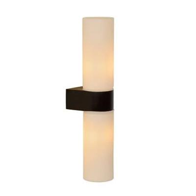 Lucide JESSE - Wandlamp Badkamer - 2xG9 - IP44 - Zwart