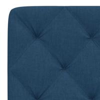 Hoofdbordkussen 120 cm stof blauw - thumbnail