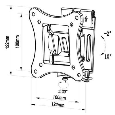 TV houder TM Electron 15 kg 10"-24" TV houder TM Electron 15 kg 10"-24"