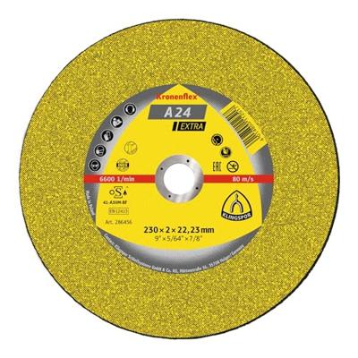 Klingspor A 24 Extra 286456 Doorslijpschijf recht 230 mm 25 stuk(s) Metaal Klingspor A 24 Extra 286456 Doorslijpschijf recht 230 mm 25 stuk(s) Metaal