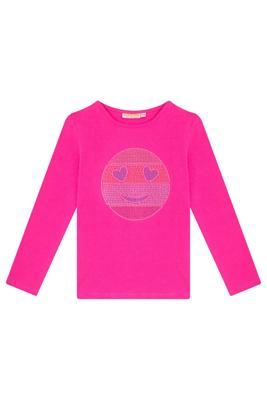 Someone Meisjes t-shirt LS - Donker roze