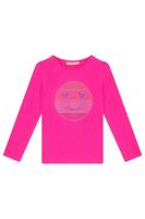 Someone Meisjes t-shirt LS - Donker roze - thumbnail