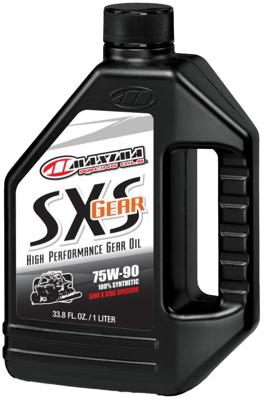 MAXIMA RACING OILS transmissie-olie "sxs synthetic gear oil 75w-140". trans. oil maxima sxs 75w-140 1l