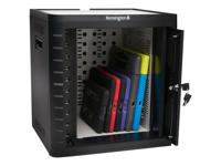 Kensington Charge & Sync Cabinet, Universeel Tablet, 10 Tablets Per Keer, Geschikt voor iPads, Galaxy Tabs, Kindles en Meer, Ingebouwde koelventilator, 43 x 40 x 35 Centimeter, Zwart, K67862EU - thumbnail