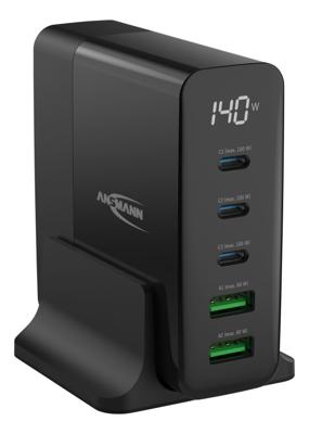 Ansmann DC5140PD Desktop Charger 140W with display