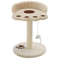 VidaXL Kattenkrabpaal met sisal krabpaal 40 cm beige en bruin - thumbnail