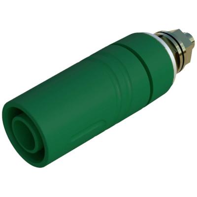 Hirschmann Test & Measurement CO SAB 2600 G M4 Au, gn Veiligheids-labconnector, female Bus, inbouw verticaal Stift-Ø: 4 mm Groen 1 stuk(s)