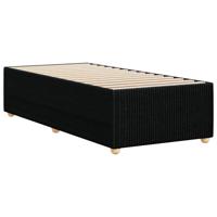 Bedframe zonder matras 80x200 cm stof zwart - thumbnail