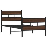 Bedframe met hoofdbord en voetbord zonder matras 100x200 cm - thumbnail
