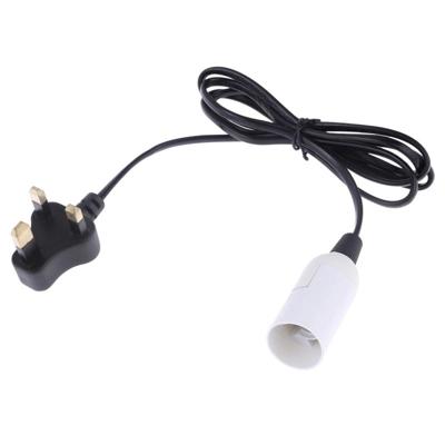 E14 Wire Cap lamp houder kroonluchter stopcontact met 1 2 m verlengkabel kleine UK plug (wit) E14 Wire Cap lamp houder kroonluchter stopcontact met 1 2 m verlengkabel kleine UK plug (wit)