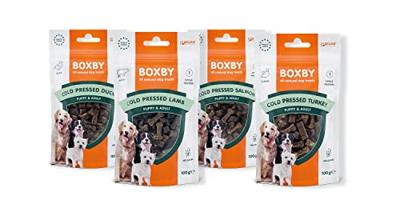 Boxby Cold Pressed Turkey (kalkoen) hondensnack 6 x 100 g - thumbnail