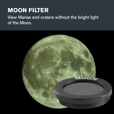 Celestron 94307 AstroMaster 8-delig oculair- en filterpakket - inclusief twee oculairs van 1,25', 2x Barlow-lens, drie filters, reinigingsdoek en harde draaghoes, Zwart