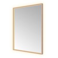 Spiegel Hotbath &MORE 80x60 cm LED-Verlichting Spiegelverwarming Rechthoek Geborsteld Koper PVD - thumbnail