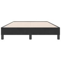 Boxspring zonder matras fluweel zwart 120x220 cm - thumbnail