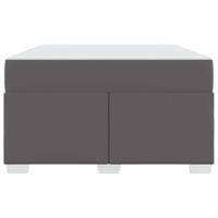 Bedframe Grijs 120 x 200 cm Kunstleer - thumbnail