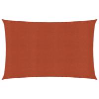 VidaXL Zonnezeil 160 g/m² 6x7 m hdpe terracottakleurig - thumbnail