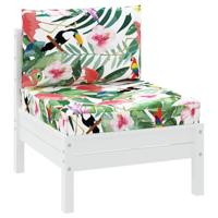 VidaXL Palletkussens 2 st oxford stof meerkleurig - thumbnail