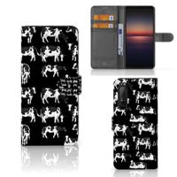 Sony Xperia 1 II | Telefoonhoesje | Met pasjeshouder | Koetjes - thumbnail