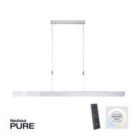 Neuhaus PURE Hanglamp e-Slide L 120-200 cm mat chroom - thumbnail