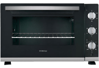 Inventum OV606CS grill-oven 60 l Zwart, Zilver 2200 W - thumbnail