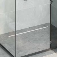 360° Doucheafvoer Met Slank Model Zilver 90 cm - thumbnail