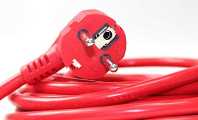 Schwabe Verlengkabel Vinyl H05VV-F3x1,5 rood 10m