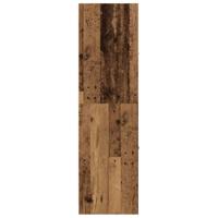 Apothekerskast 40x41x144,5 cm bewerkt hout oud houtkleurig - thumbnail