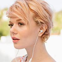 House of Marley Nesta - in-ear hoofdtelefoon, geluidsisolerende akoestisch gebalanceerde oortelefoons, 6 mm drivers, microfoon met 3 knoppen bediening premium geluid oordopjes, wirwar vrije geweven - thumbnail