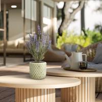 Lavender kunstplant 30cm UV blauw - thumbnail