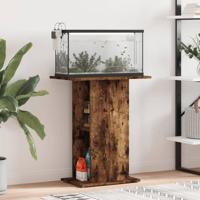 VidaXL Aquariumstandaard 60,5x36x72,5 cm bewerkt hout gerookt eiken - thumbnail