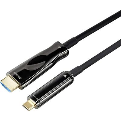 Renkforce RF-4532668 USB-C-displaykabel USB-C / HDMI Adapterkabel USB-C stekker, HDMI-A-stekker 10.00 m Zwart