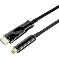 Renkforce RF-4532668 USB-C-displaykabel USB-C / HDMI Adapterkabel USB-C stekker, HDMI-A-stekker 10.00 m Zwart - thumbnail
