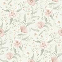 Midbec FC Rosenlycka- Garden Flowers Light Blue - 43117 - thumbnail