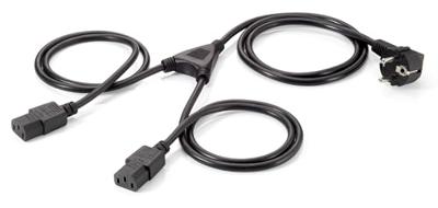 Equip Stroom Aansluitkabel 1.8 m Zwart