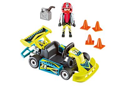 PLAYMOBIL 9322 - Action - Karting Pilot Case - Nieuw in 2019