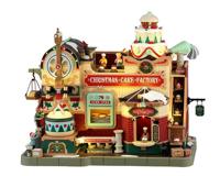 Lemax christmas cake factory bewegend kersthuisje Caddington Village 2024 - thumbnail