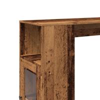 Bartafel met rekken 101x40x103,5 cm bewerkt hout oud houtkleur - thumbnail