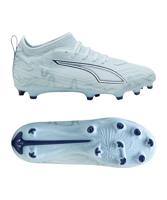 PUMA Ultra 6 Match Gras / Kunstgras Voetbalschoenen (MG) Kids Lichtblauw Blauw Wit - thumbnail