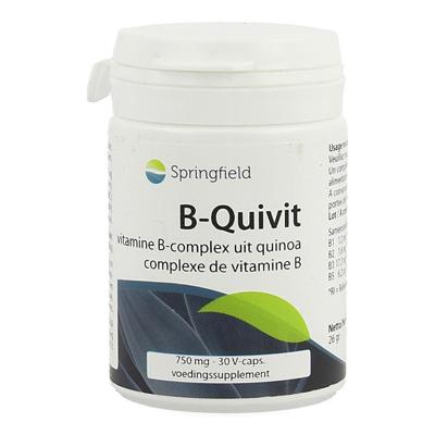 Springfield B-Quivit B complex 30 Vegetarische capsules